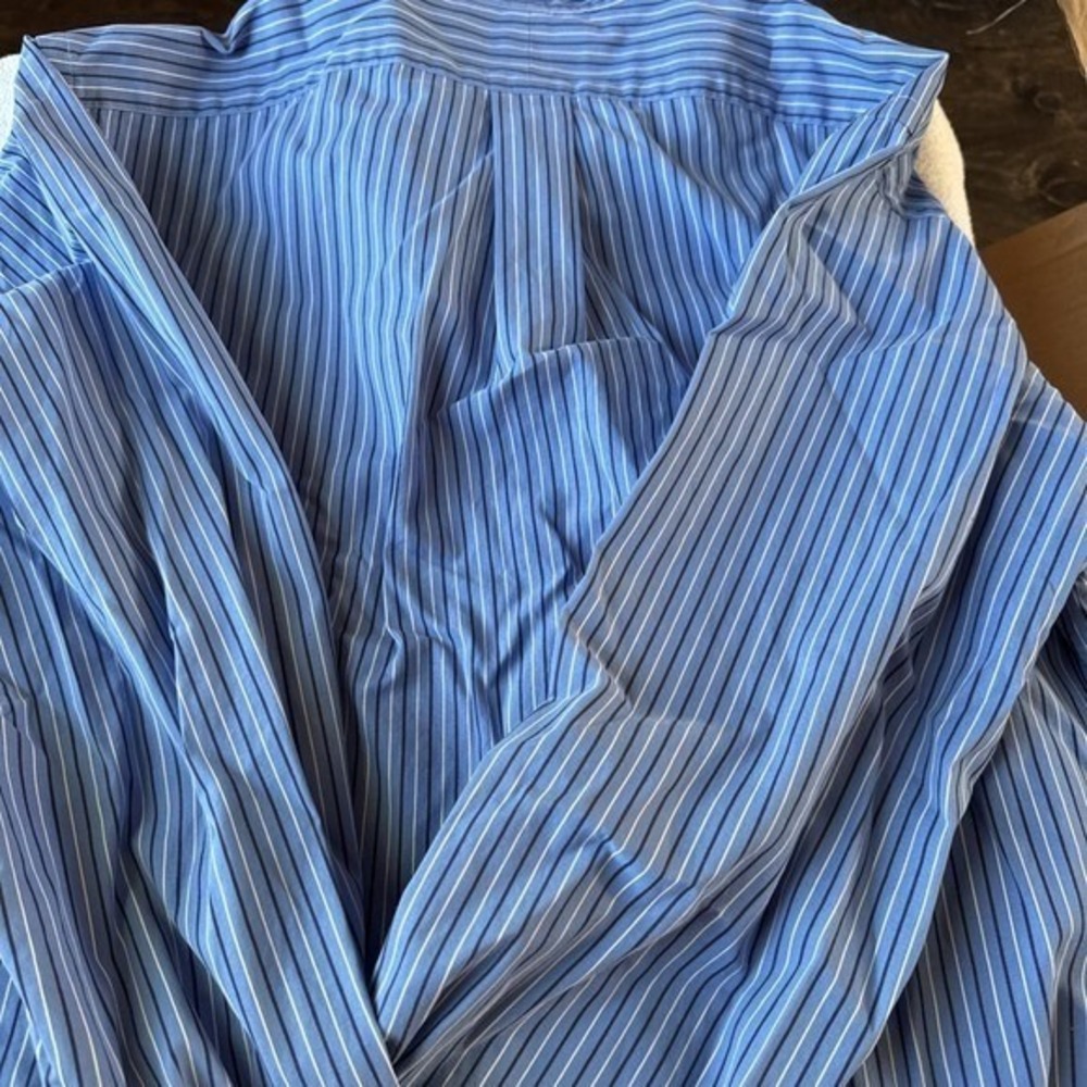 Ralph Lauren Mens Striped Button Down Long Sleeve Dress‎ Shirt Classic Fit - Picture 5 of 5